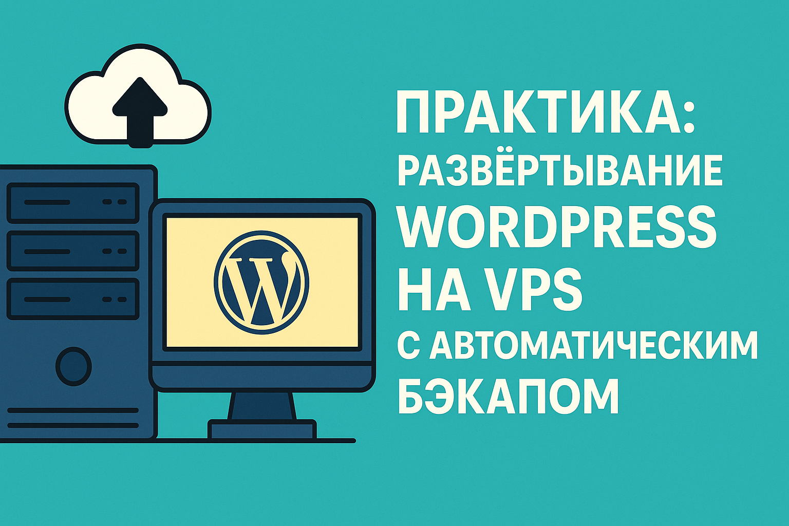 WordPress на VPS установка и автоматический бэкап пошагово